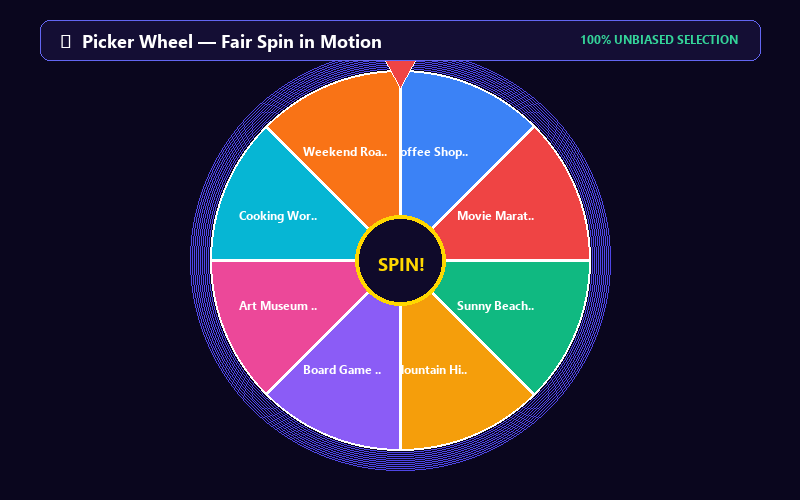 Spinning Picker Wheel